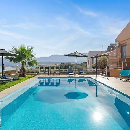 Villa Roula 3br Seaview In Chania Sternai