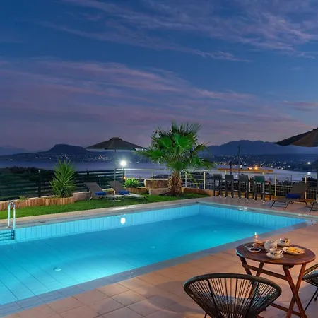 Villa Roula 3br Seaview In Chania Sternai
